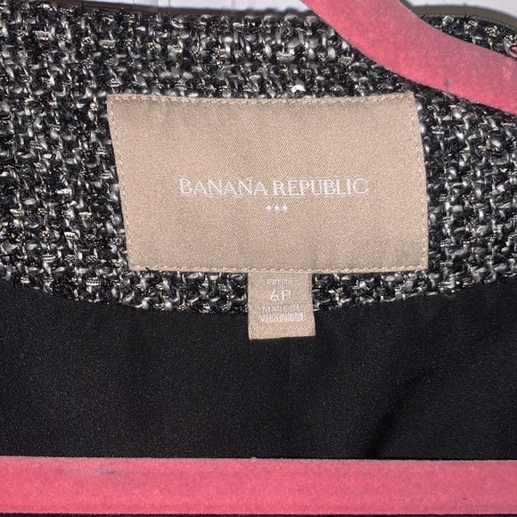 Banana Republic Silver Black Blazer - Picture 3 of 5